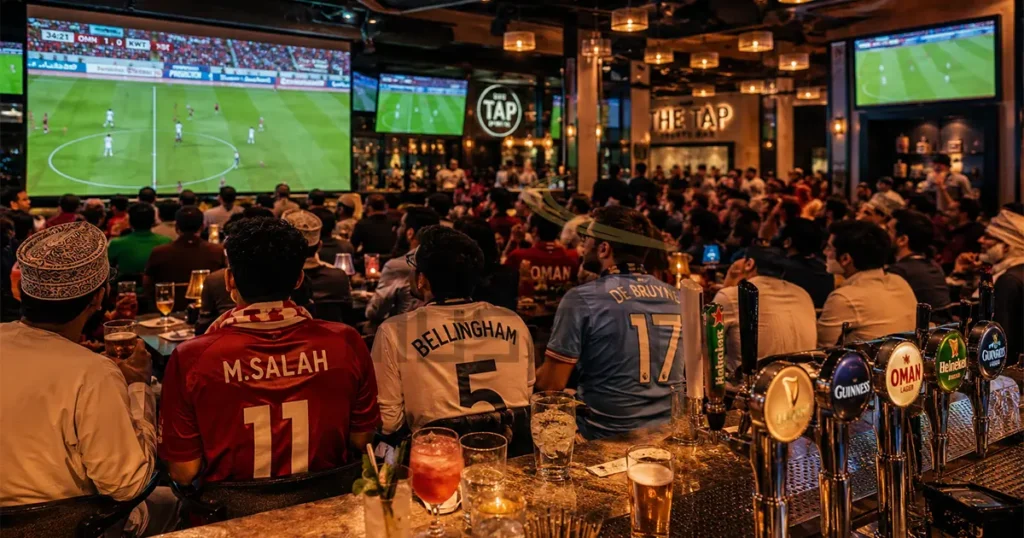 where watch world cup 2026 Muscat sport cafe bars