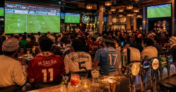 where watch world cup 2026 Muscat sport cafe bars
