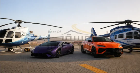 Selezione Luxury Experience Lamborghini Oman Helicopter Muscat