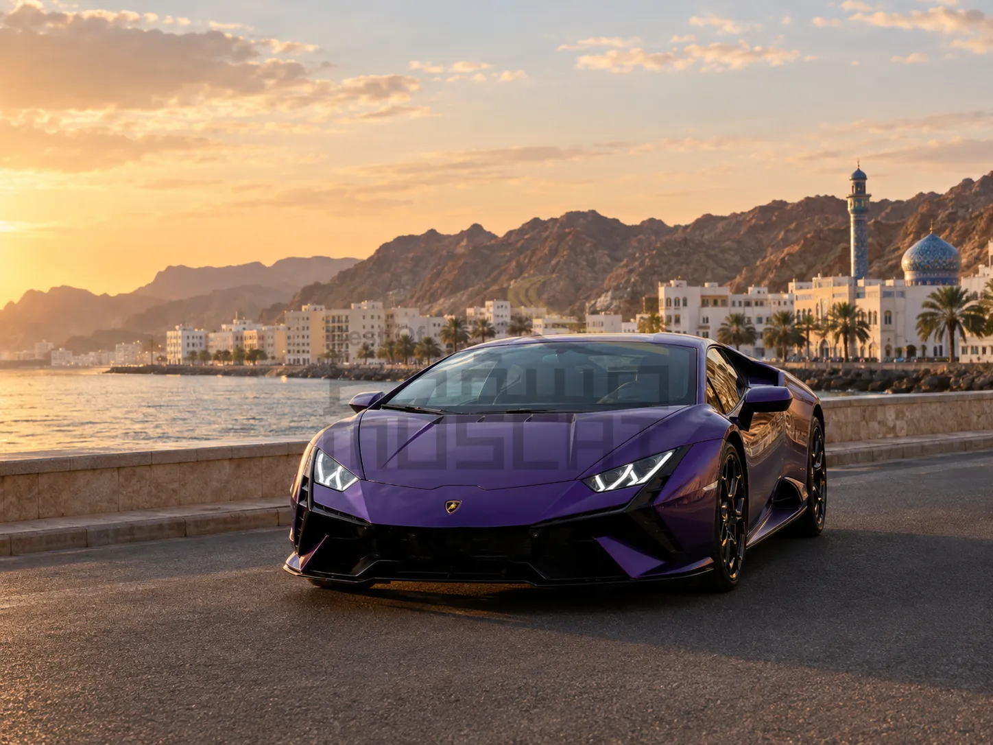 Lamborghini Huracan rental Muscat Selezione