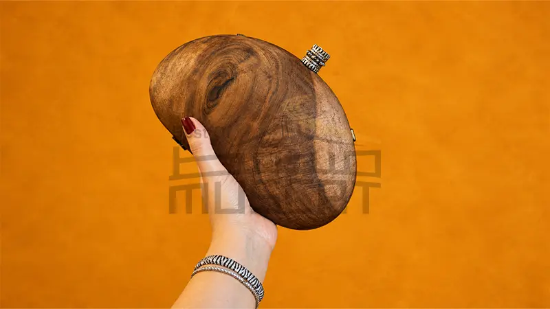 Trove Orange Husn Hand Bag